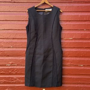 Patrizia Luca Milano Black Sleeveless Sheath Cocktail Dress Women's Size L